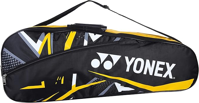 YONEX SUNR BADMINTON KIT BAG (Black/Yellow)